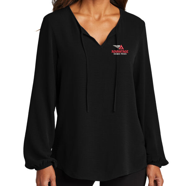 Advantage Home Pros - Women's Textured Crepe Blouse Thumbnail