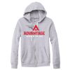 Adult Triblend Full-Zip Fleece Hooded Sweatshirt Thumbnail